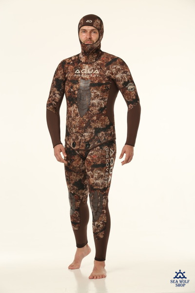Гидрокостюм неопрен 9мм AquaDiscovery «Атаман V2» CAMO р.56