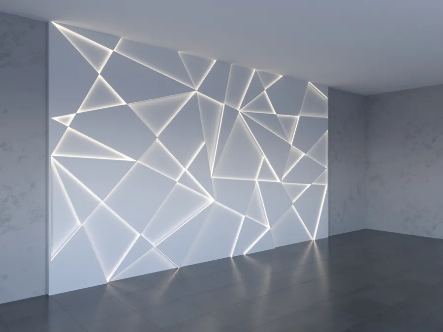 В соответствие с эскизом наш моделлер сделал визуализацию. Панели получили название "Ice".