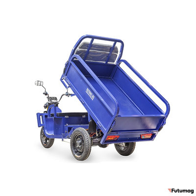 Грузовой электротрицикл Rutrike Партнёр 1500 48V1200W синий
