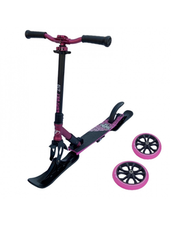 Снежный самокат 2в1 tech team COMFORT 210R 2021 розовый