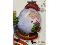 Фигура фольга Дед Мороз