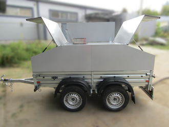 Дизельный парогенератор на легковом прицепе ОРЛИК 0,15-0,07МДУ