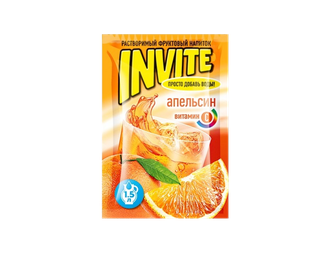 Растворимый напиток Invite Апельсин 9гр
