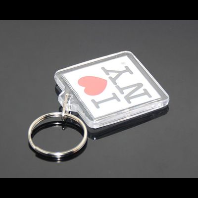 Заготовка брелок акриловый. КВАДРАТ: 40х40 мм.