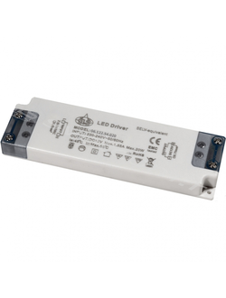БЛОК ПИТАНИЯ DC-12V20W КОМПАКТ для LED 220V/12V, 138х40х14мм