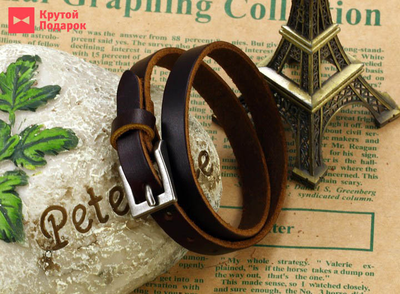 кожаный браслет ремешок Novaly