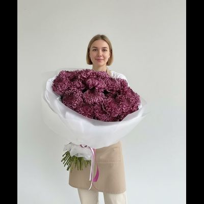 Букет моно цветов № 563