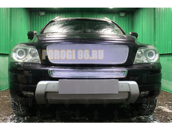 Защита радиатора Volvo XC90 2006-2014 chrome верх PREMIUM (устанавливается вместо штатной)
