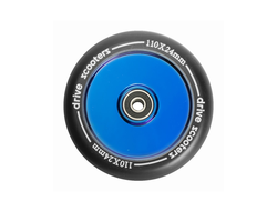 Колесо Drive Scooters Soul 110mm черный/синий хром