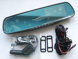 Авто-видеорегистратор зеркало CarLive CR502  4.3" с 2-мя камерами