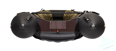 Лодка ПВХ Мастер Лодок Таймень NX3800НДНД Pro Камуфляж камыш / Чёрный