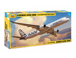 Сборная модель: (Звезда 7020) Пассажирский авиалайнер Аэробус А-350-1000