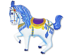 Фольгированный шар "Лошадь карусельная"