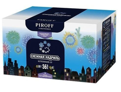Батарея салютов СНЕЖНАЯ КАДРИЛЬ БСП0305608-10 PIROFF | Neva-Salut.com