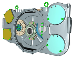 Группа 20. Установка редуктора привода насосов
