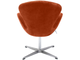 SWAN CHAIR терракотовый, искусственная замша