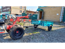 Тележка мотоблока ТМ-360  МИНИ (4.00-10 РФ) (1200*920*220) вес-80кг(грузоп.360кг(ст.наз.ТМ-250) /Чеб