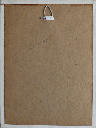 "Сигульда. Мост через реку Гауя" бумага акварель Стасенко 1970-е годы