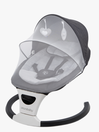 Электрокачеля Amarobaby Teddy Swing Черный