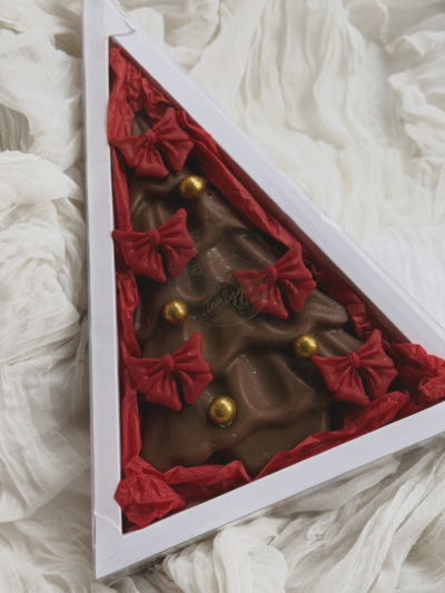 Шоколадка ёлка с малиной , 300 гр