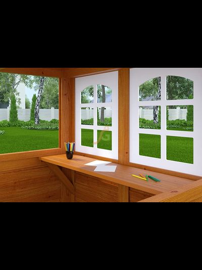 Детская площадка IgraGrad Клубный домик 2 с рукоходом Luxe