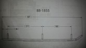 Коньки SPI 88-1855 для снегохода Yamaha VK540 (1995-2004) VENTURE 480 (1995-1998) и др. (88T-23731-00-00, 88T-23731-00-XX, 8AC-23731-00-00)