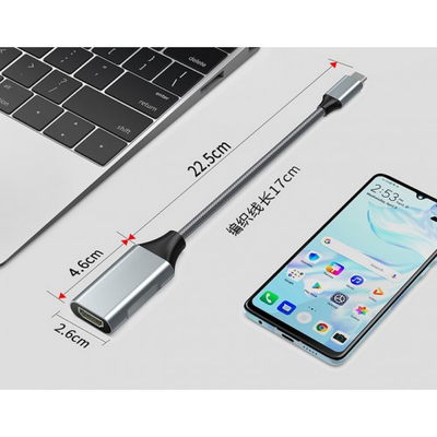 Адаптер/переходник KS-772 4K USB Type C (M) в HDMI (F)