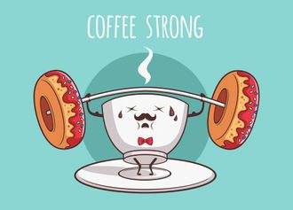 Уценка! D0345 Coffee Strong