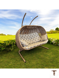 Двухместное подвесное кресло