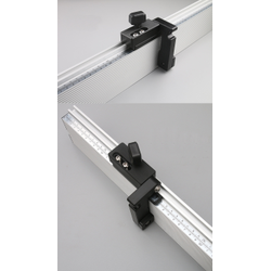 Упор с линейкой и ограничителем для транспортира "V.PRO" облегченный