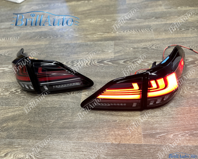 Стопы Lexus RX 2009-2015 красные с анимацией