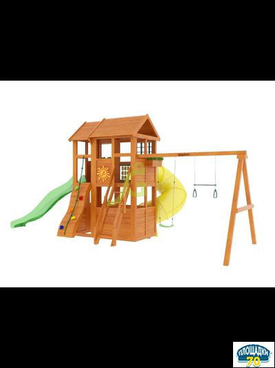 Детская площадка IgraGrad Клубный домик 2 с трубой