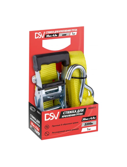 Стяжка для крепления груза 38мм*4,6м 2,25т DSV R88011