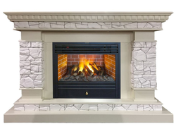 Электрокамин Император WT с очагом 3D Novara 26