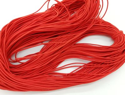 Резинка шляпная, 1,5 мм цвет красный