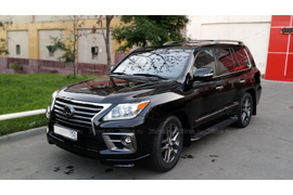 Тонировка Lexus LX570 задняя полусфера 5% светопропускания пленкой Santec производства USA, передние стекла бронирование пленкой.