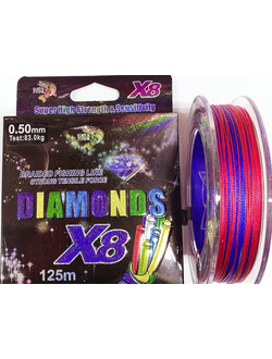 Леска плетёнка  8 жилок 0,50мм,  125м