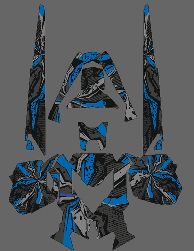 Наклейки на снегоход SKI DOO summit T3 2013-2015 #884