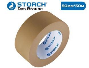 STORCH Papierklebeband Braun 48mm - 6 Rollen Abklebeband Für Malerarbeiten
