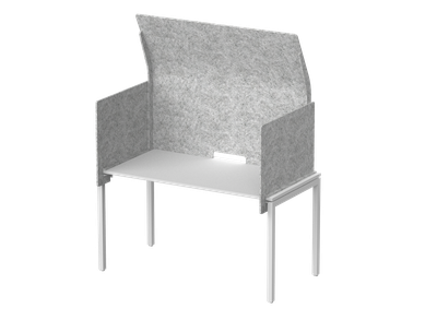 Кабина с высоким экраном-парусом