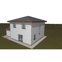 Двухэтажный дом с четырьмя спальнями 183м² (S81)