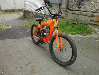 елосипед 26&quot; фэтбайк с веломотором LIFAN (4х тактный), (двигатель + кожух) LIFAN 152F-3