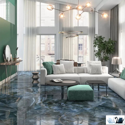 Керамогранит Kerama Marazzi Ониче 119,5х238,5 см синий лаппатированный