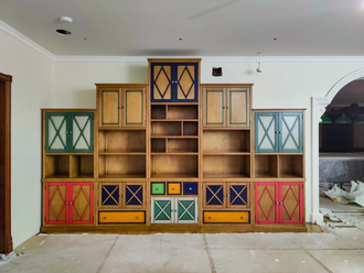 Шкаф - горка в детскую комнату.