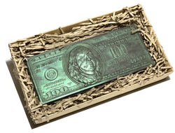 Шоколадный набор "Choco Master" №91 Зелёный доллар 50-60 грамм