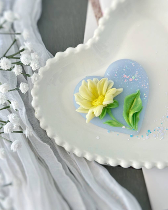 СЕРДЦЕ с ромашкой