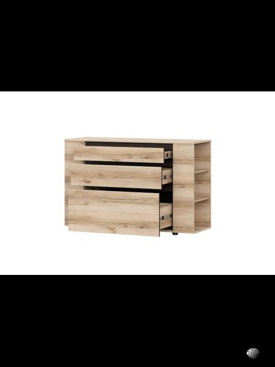 Берген комод Дуб делано/Венге