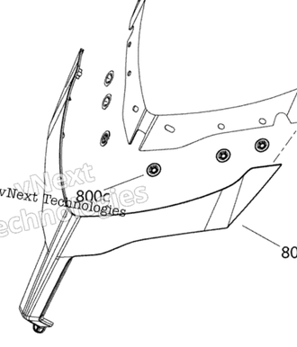 Основание ветрового стекла (Клюв) оригинал BRP 860200229 517303798 для BRP LYNX/Ski-Doo (Windshield Support)