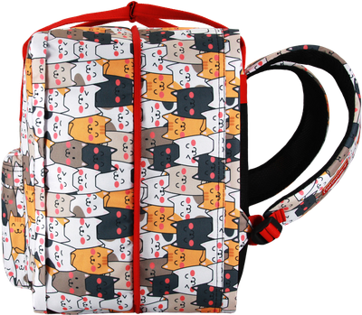 Рюкзак Сумка Чемодан ручная кладь 36x30x27 Optimum Pobeda RL, котики