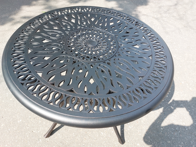 Садовый стол Harold из литого алюминия, Детали